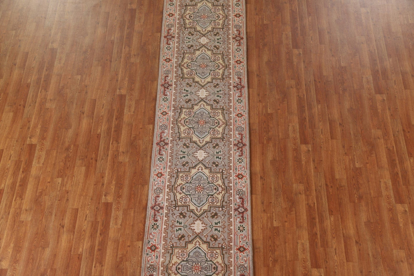 Wool Heriz Serapi Oriental Runner Rug 3x14