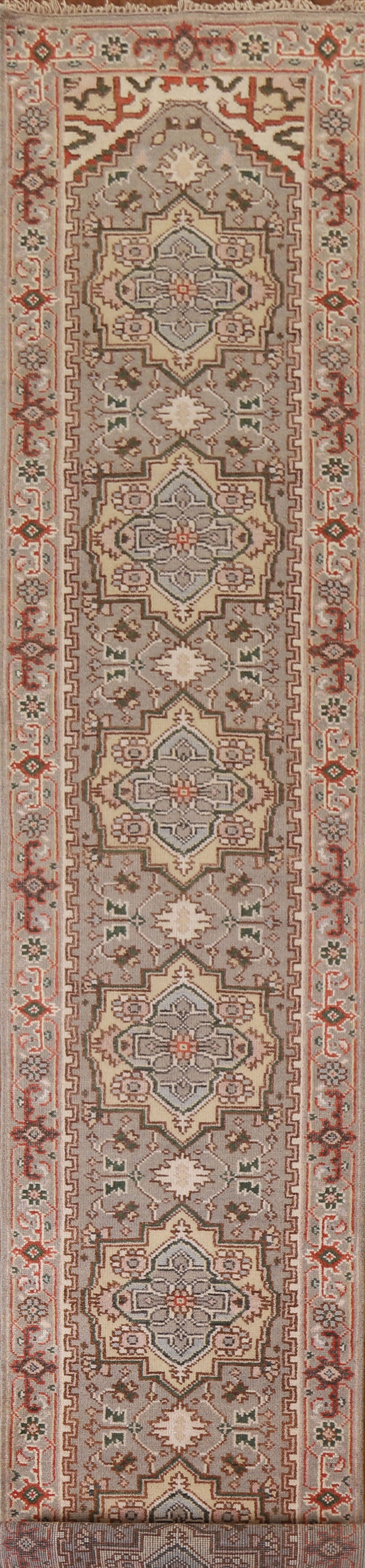 Wool Heriz Serapi Oriental Runner Rug 3x14