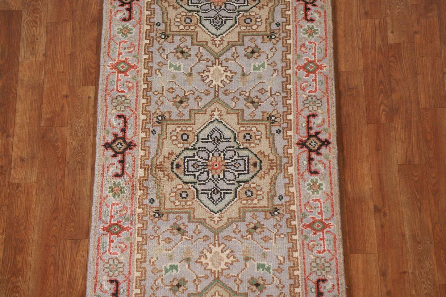 Geometric Heriz Serapi Oriental Runner Rug 3x12