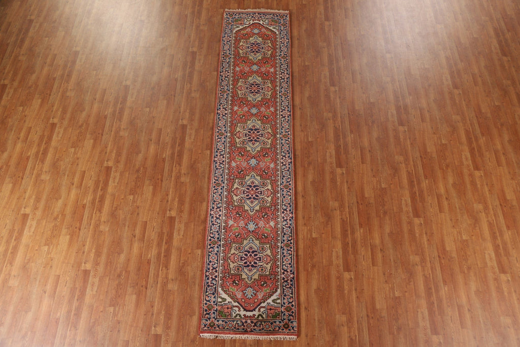 Wool Heriz Serapi Oriental Runner Rug 3x12