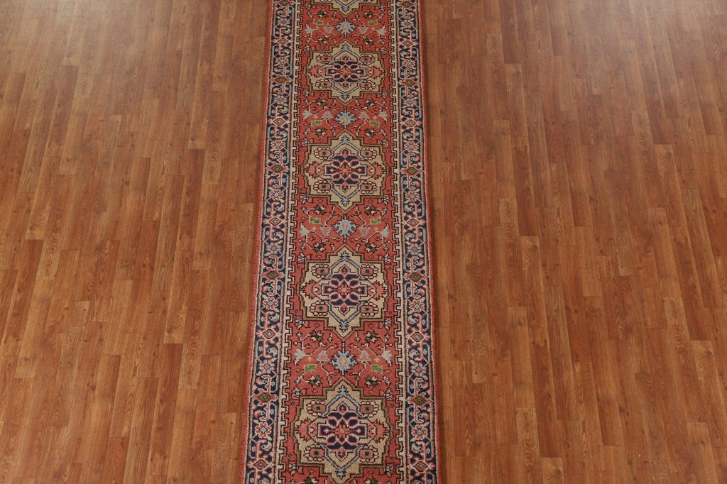 Wool Heriz Serapi Oriental Runner Rug 3x12