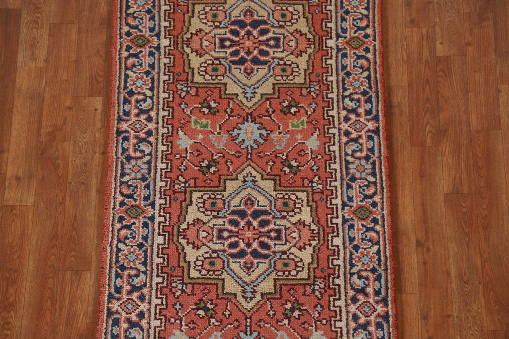 Wool Heriz Serapi Oriental Runner Rug 3x12