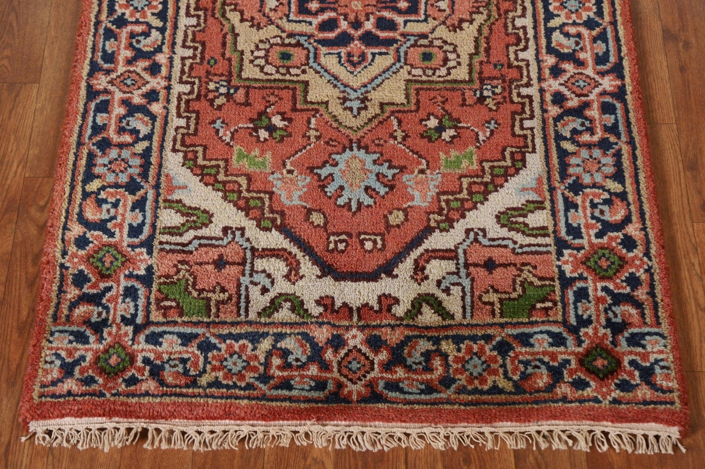 Wool Heriz Serapi Oriental Runner Rug 3x12