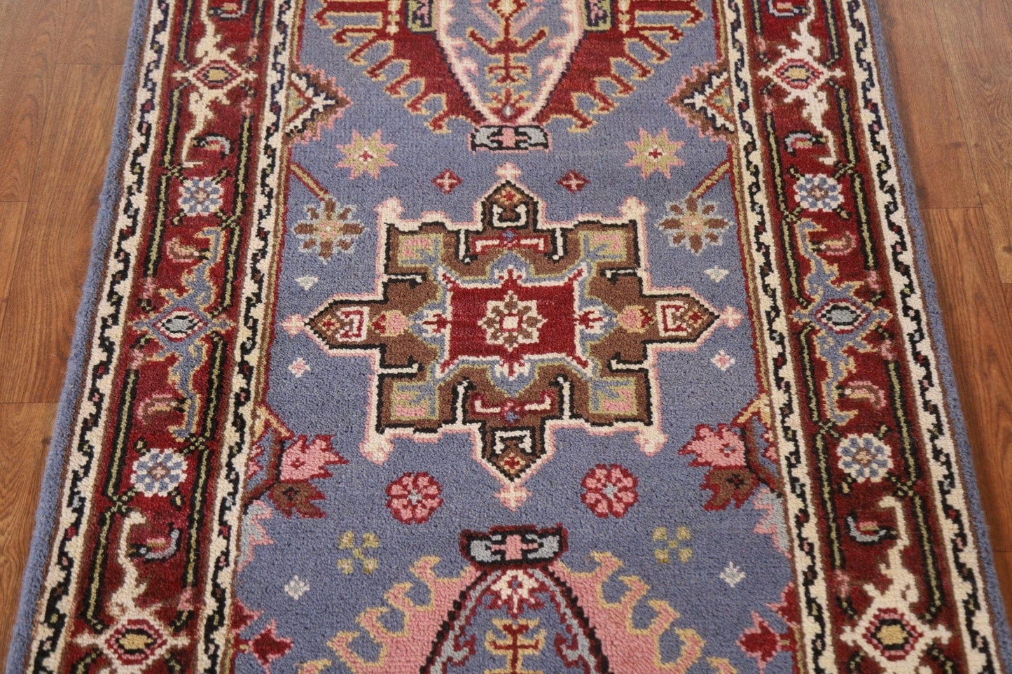 Geometric Heriz Serapi Area Rug 3x5