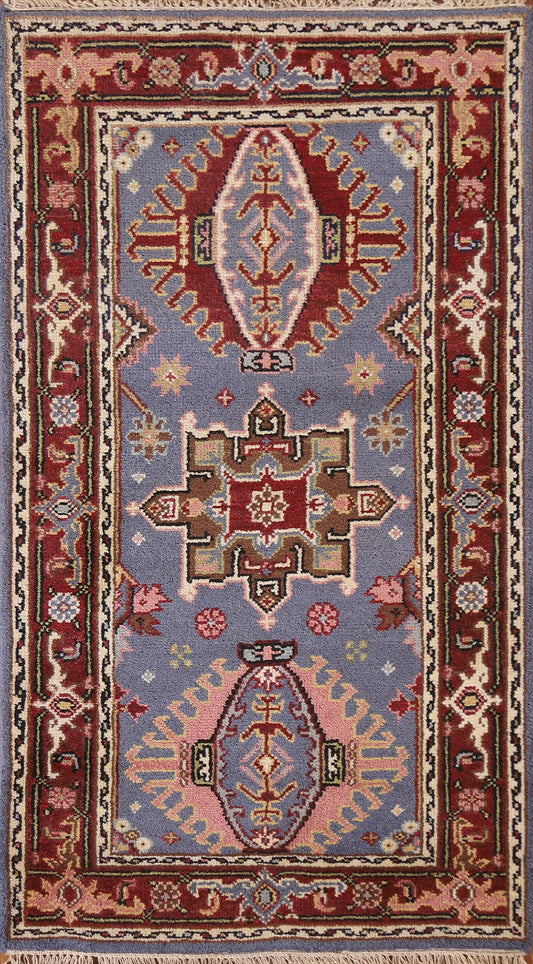 Geometric Heriz Serapi Area Rug 3x5