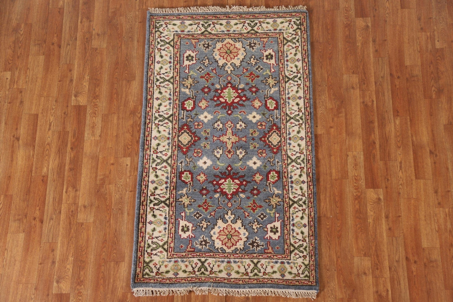 Geometric Heriz Serapi Area Rug 3x5