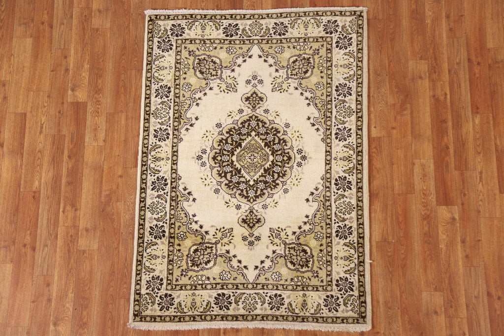 Vintage Tabriz Persian Area Rug 3x5