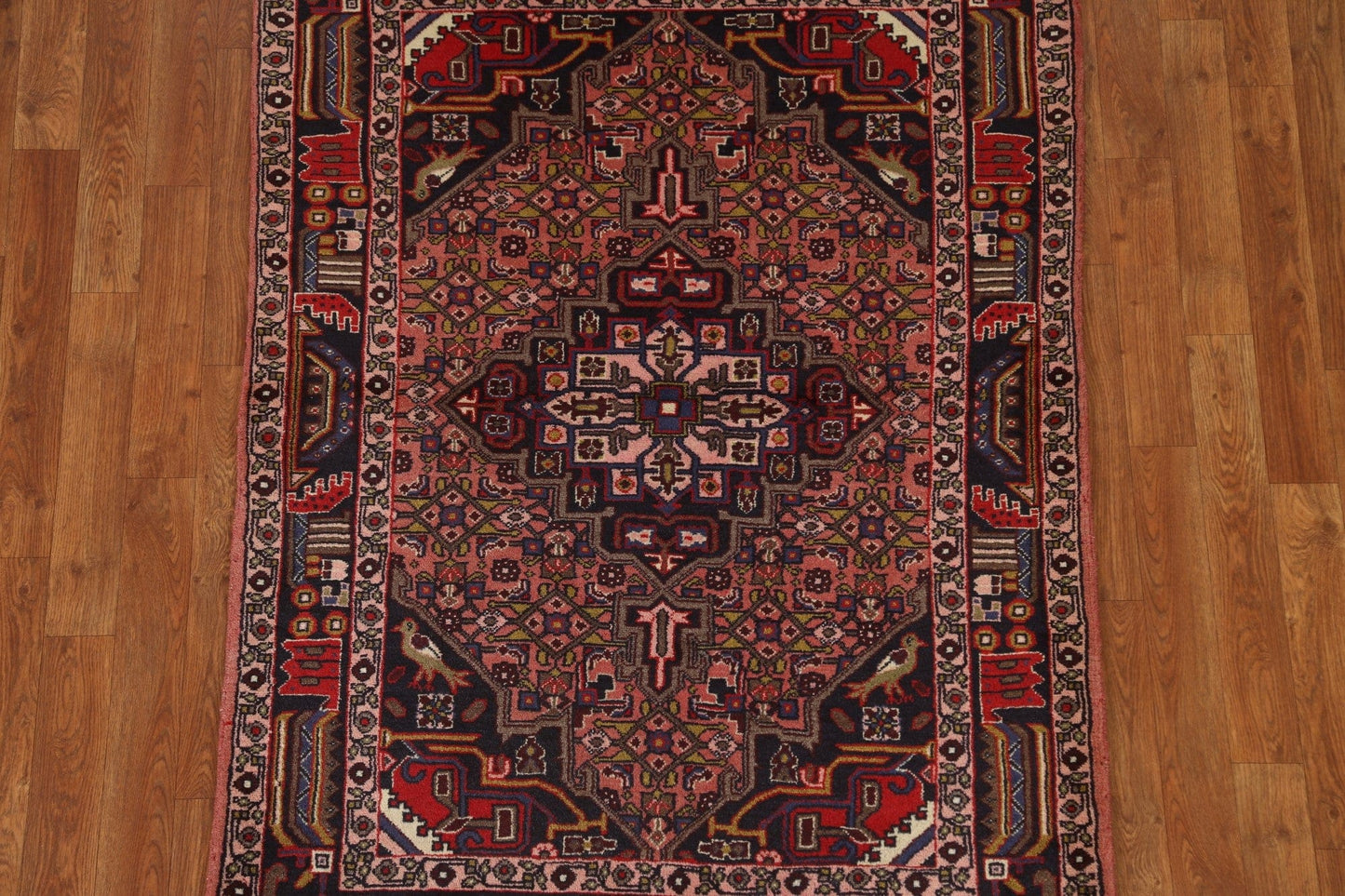 Handmade Zanjan Persian Area Rug 4x5