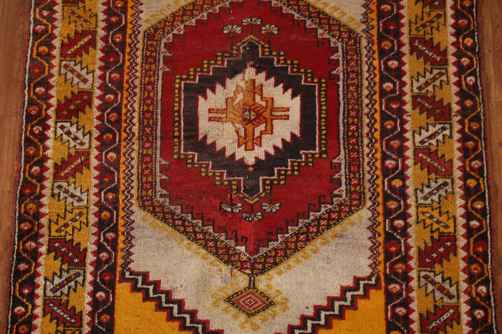 Antique Anatolian Turkish Area Rug 4x6