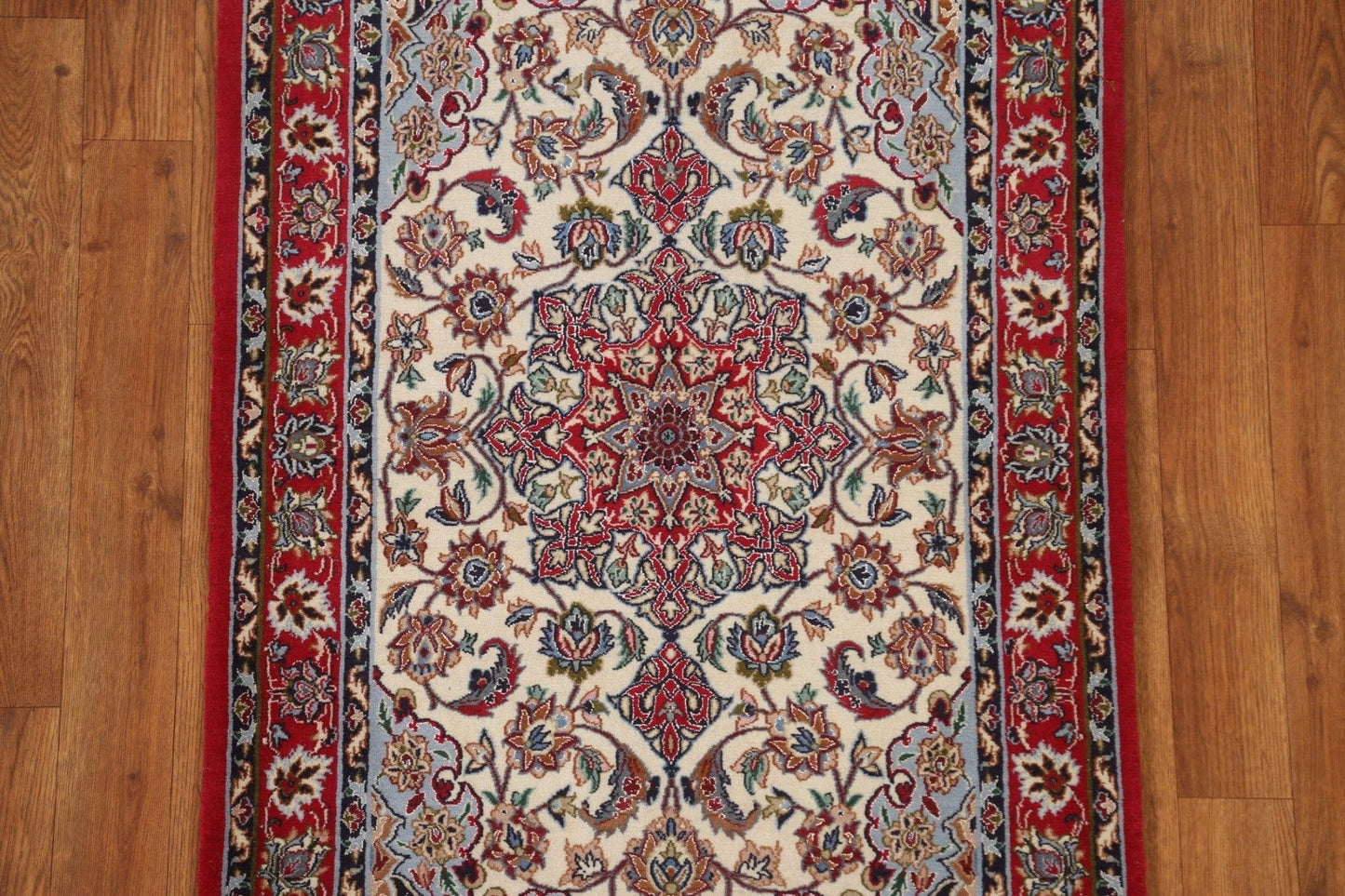 Vegetable Dye Isfahan Handmade Persian Rug 2x4