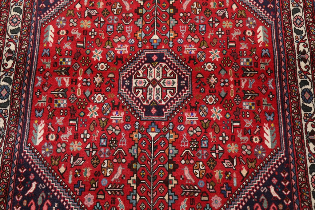 Tribal Geometric Abadeh Persian Rug 3x5