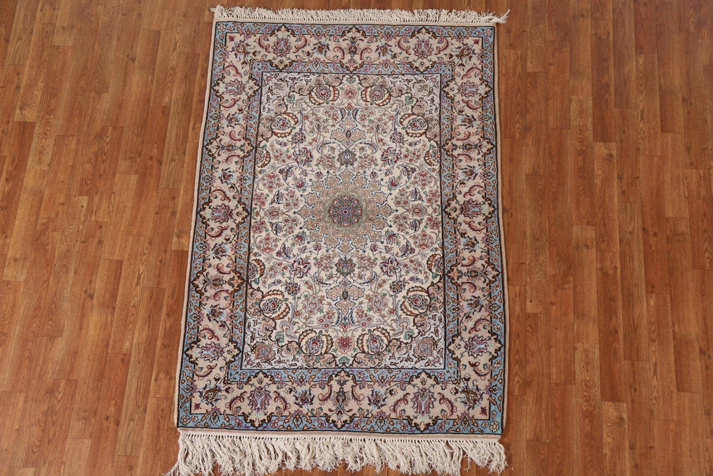 Vegetable Dye Isfahan Persian Area Rug 4x6