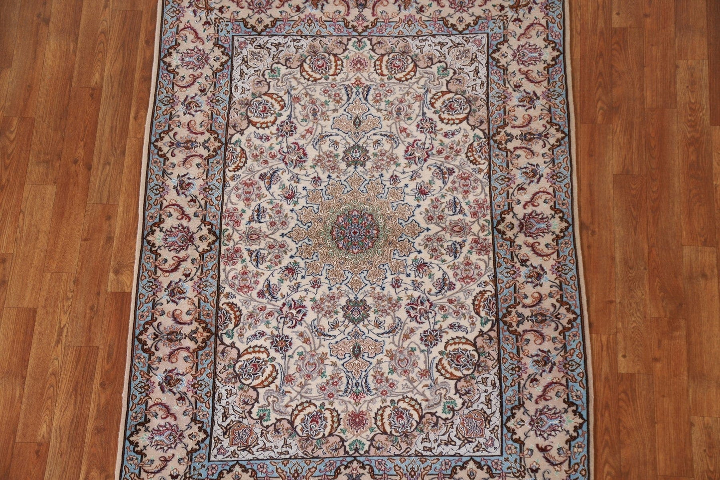 Vegetable Dye Isfahan Persian Area Rug 4x6