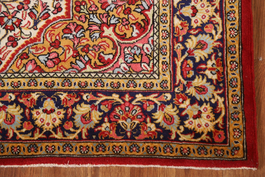 Vegetable Dye Qum Persian Area Rug 4x5