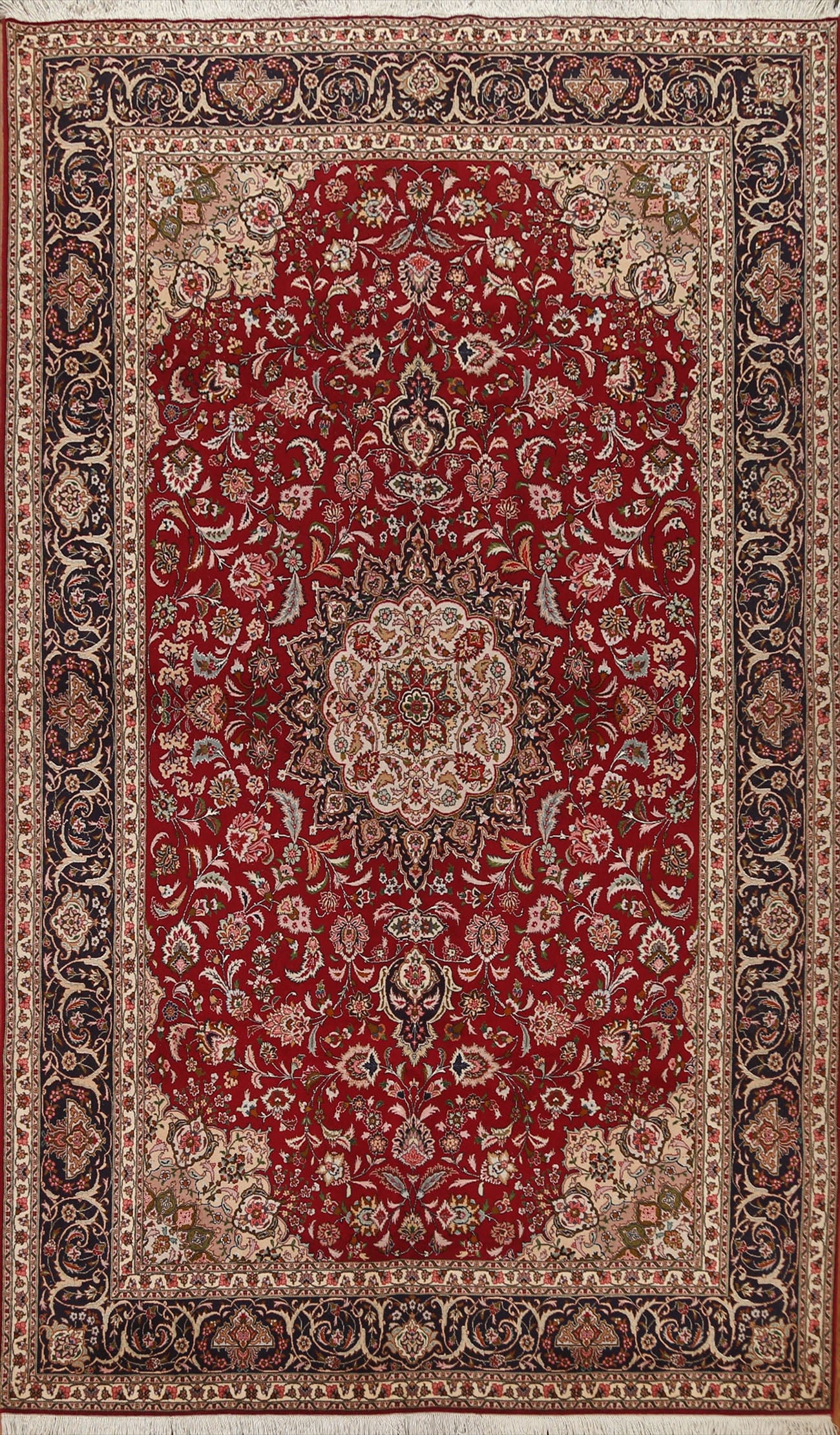 Vegetable Dye Tabriz Persian Area Rug 7x10