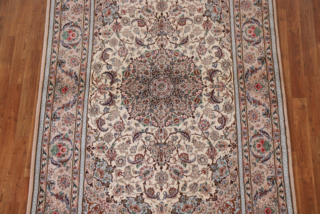 Vegetable Dye Isfahan Persian Area Rug 5x8