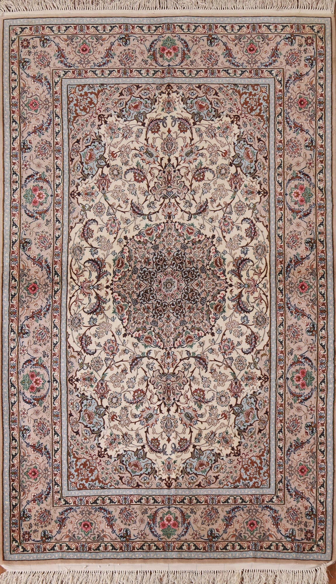 Vegetable Dye Isfahan Persian Area Rug 5x8