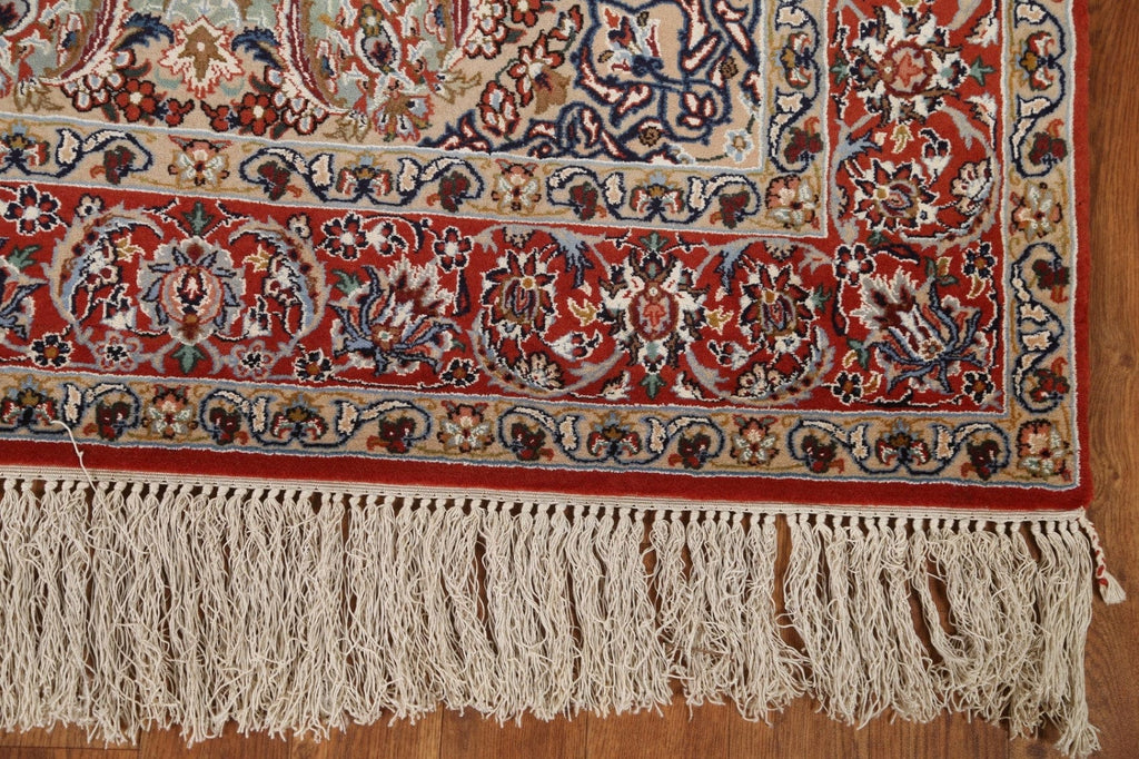 Vegetable Dye Isfahan Persian Area Rug 4x5