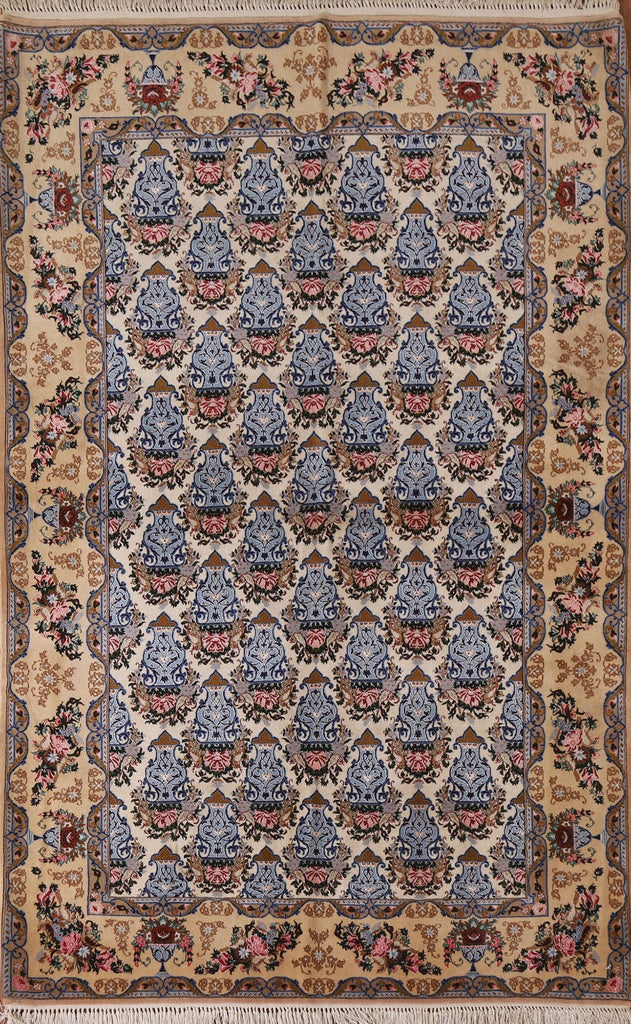 Vegetable Dye Isfahan Persian Area Rug 5x7