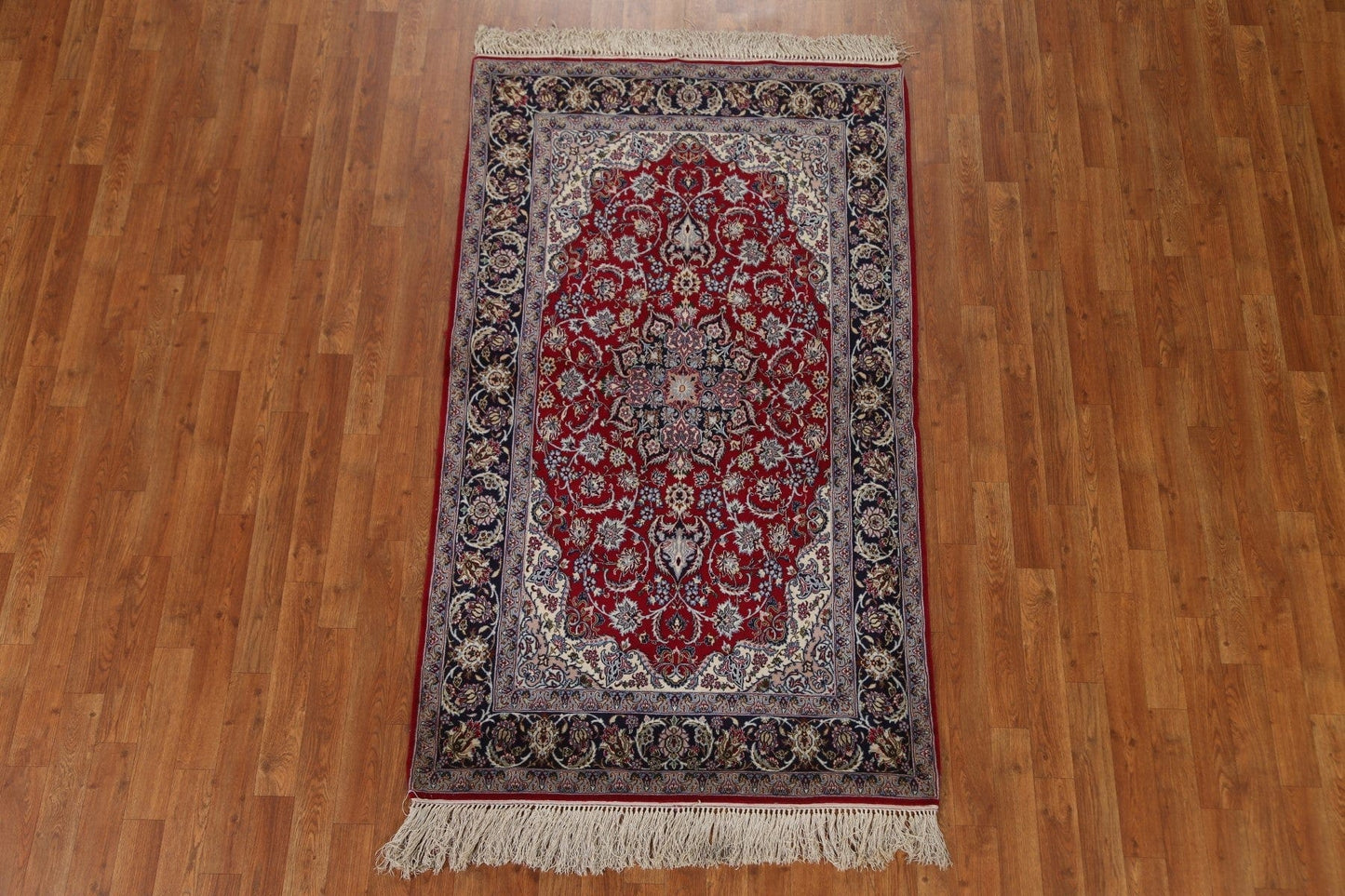 Vegetable Dye Isfahan Persian Area Rug 4x6