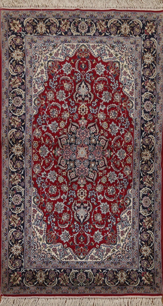 Vegetable Dye Isfahan Persian Area Rug 4x6