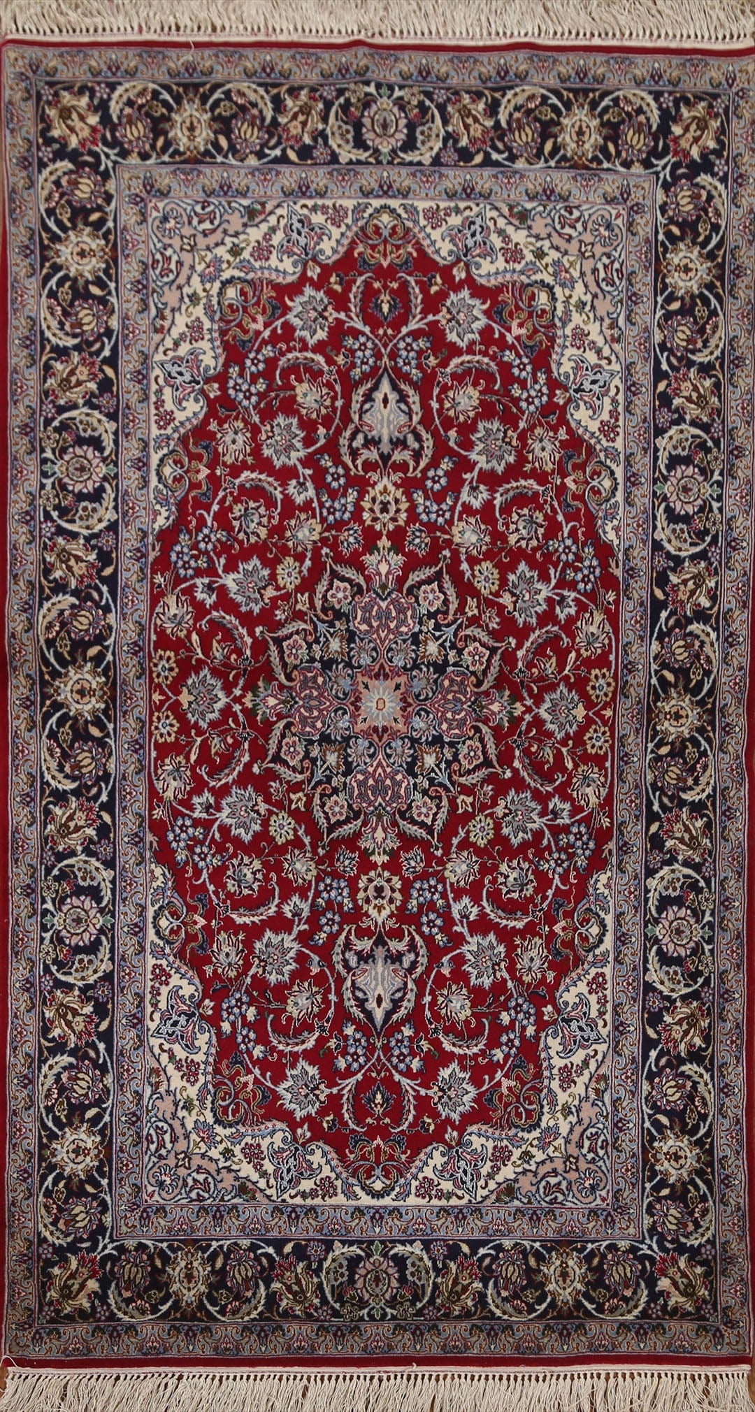 Vegetable Dye Isfahan Persian Area Rug 4x6