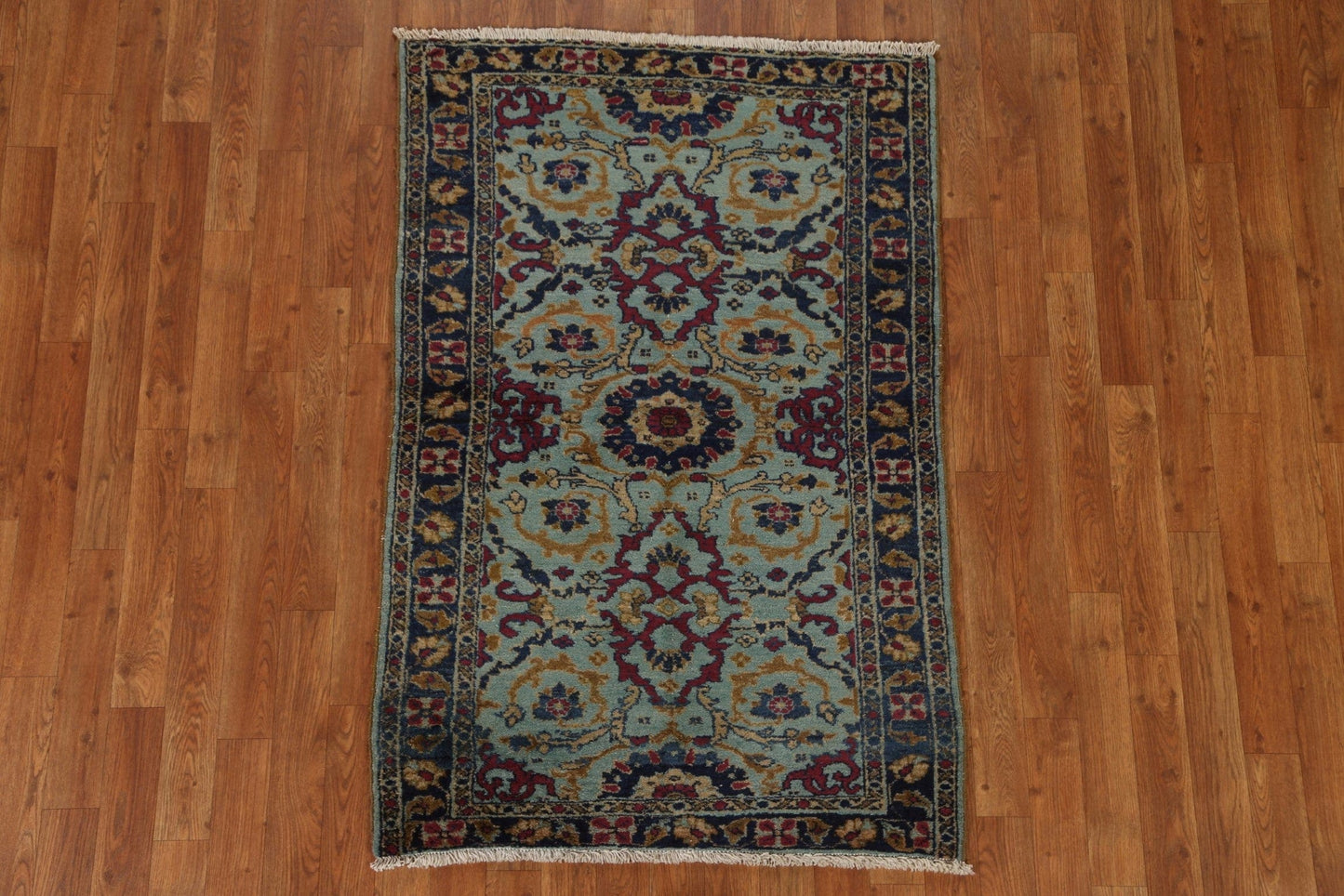 Antique Vegetable Dye Sultanabad Persian Rug 3x5