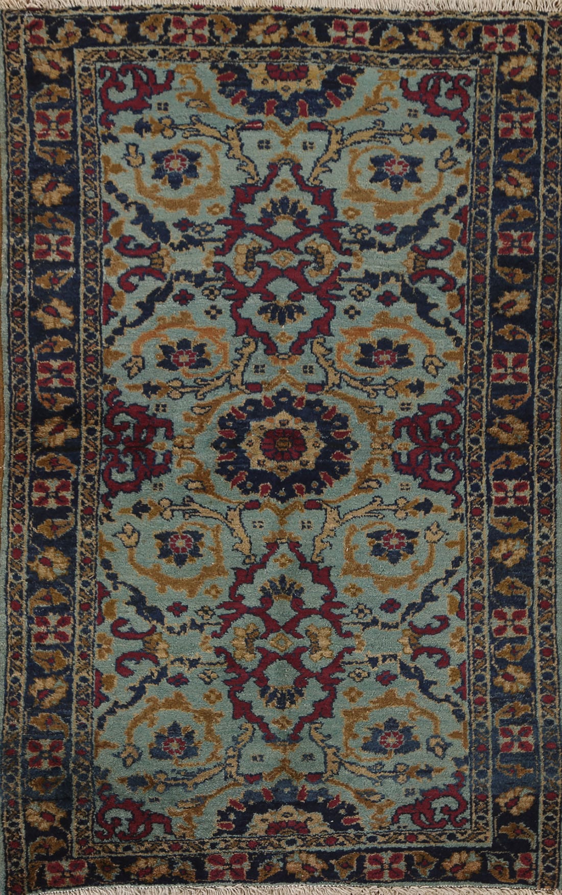 Antique Vegetable Dye Sultanabad Persian Rug 3x5