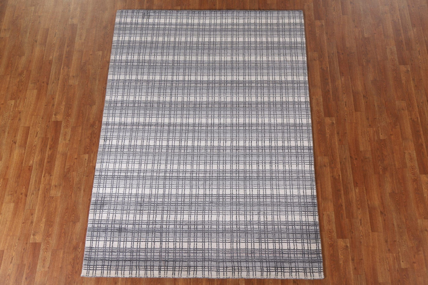 All-Over Wool Gabbeh Area Rug 6x8