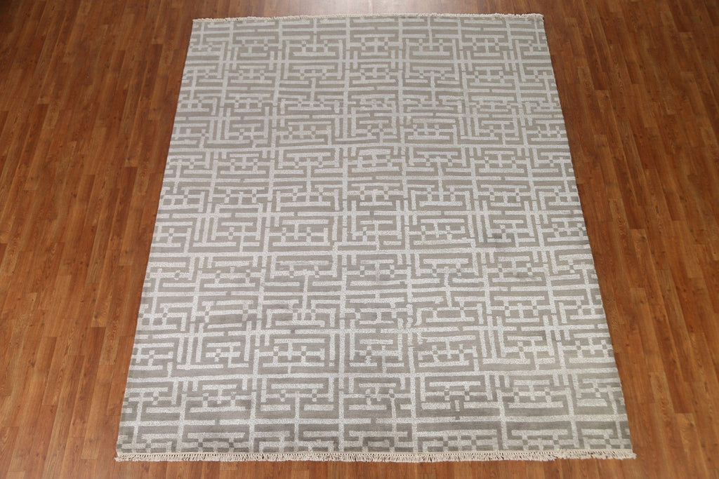 All-Over Gabbeh Geometric Area Rug 8x9