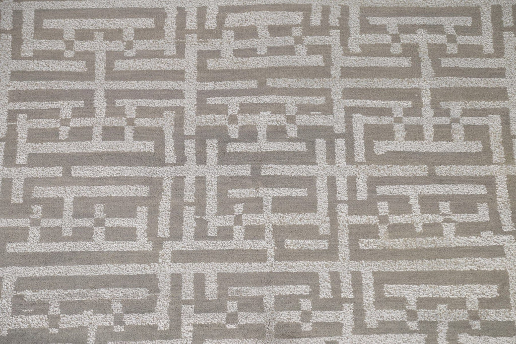 All-Over Gabbeh Geometric Area Rug 8x9