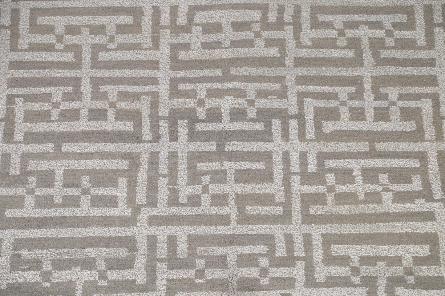 All-Over Gabbeh Geometric Area Rug 8x9