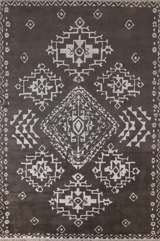 Geometric Gabbeh Oriental Area Rug 8x10