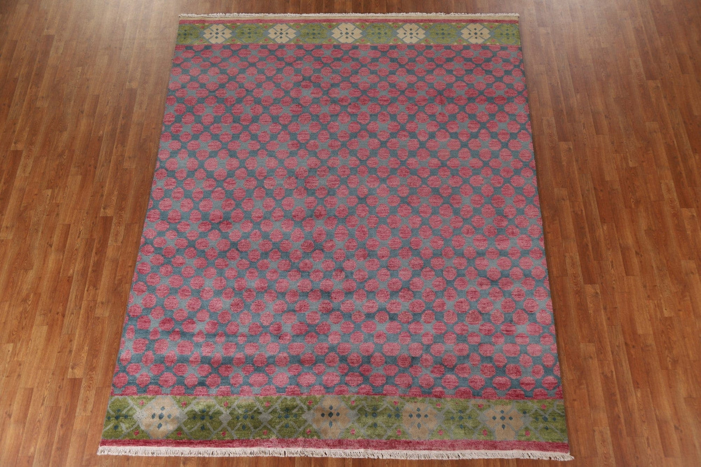 Trellis Gabbeh Wool Area Rug 8x10