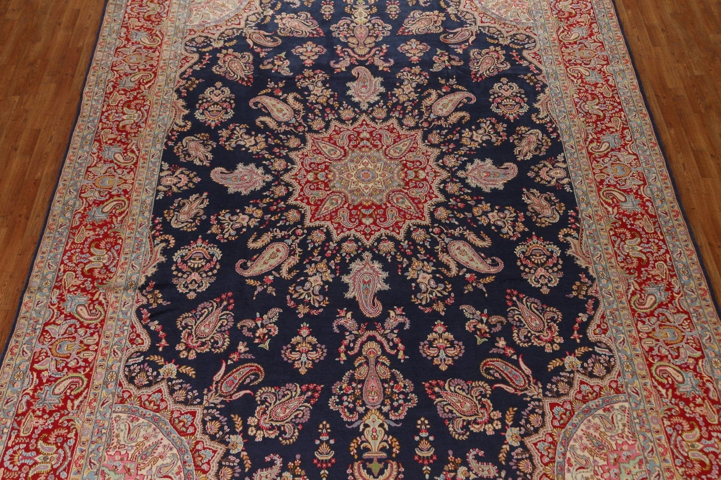 Vegetable Dye Kerman Persian Large Rug 10x14