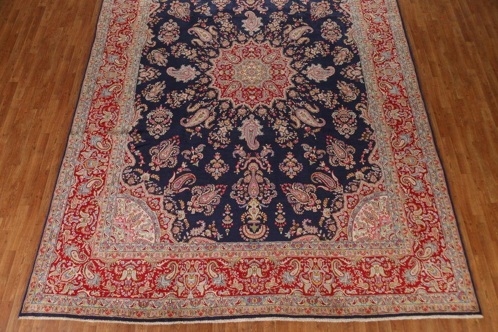 Vegetable Dye Kerman Persian Large Rug 10x14