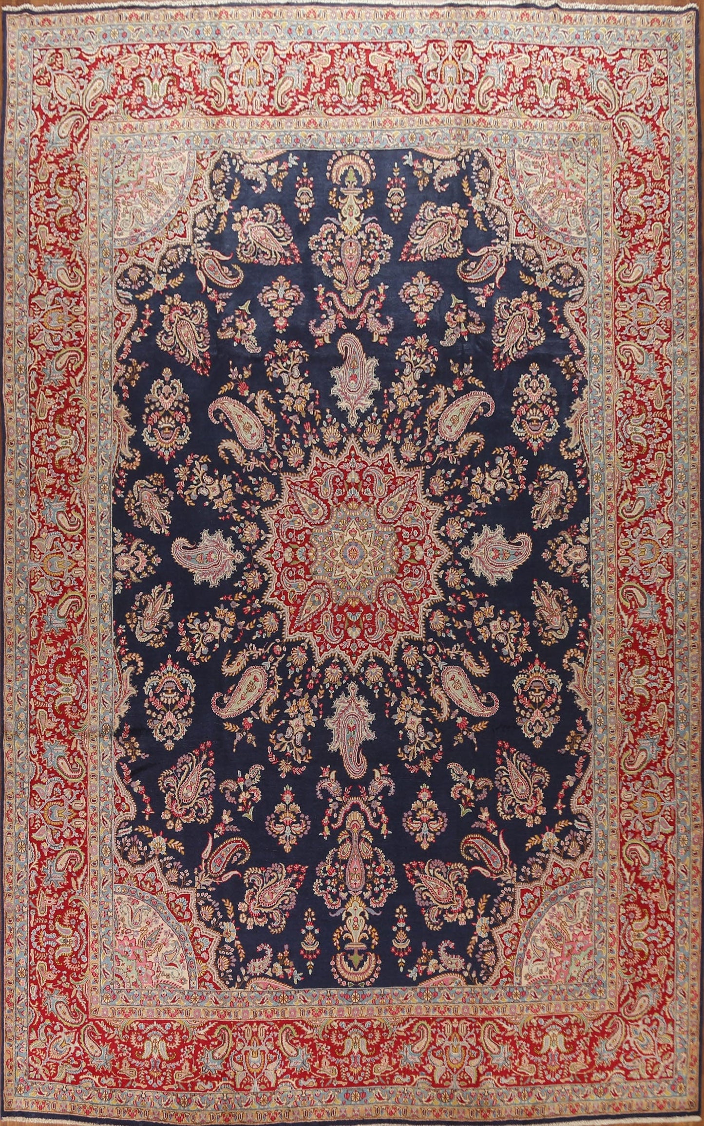 Vegetable Dye Kerman Persian Large Rug 10x14