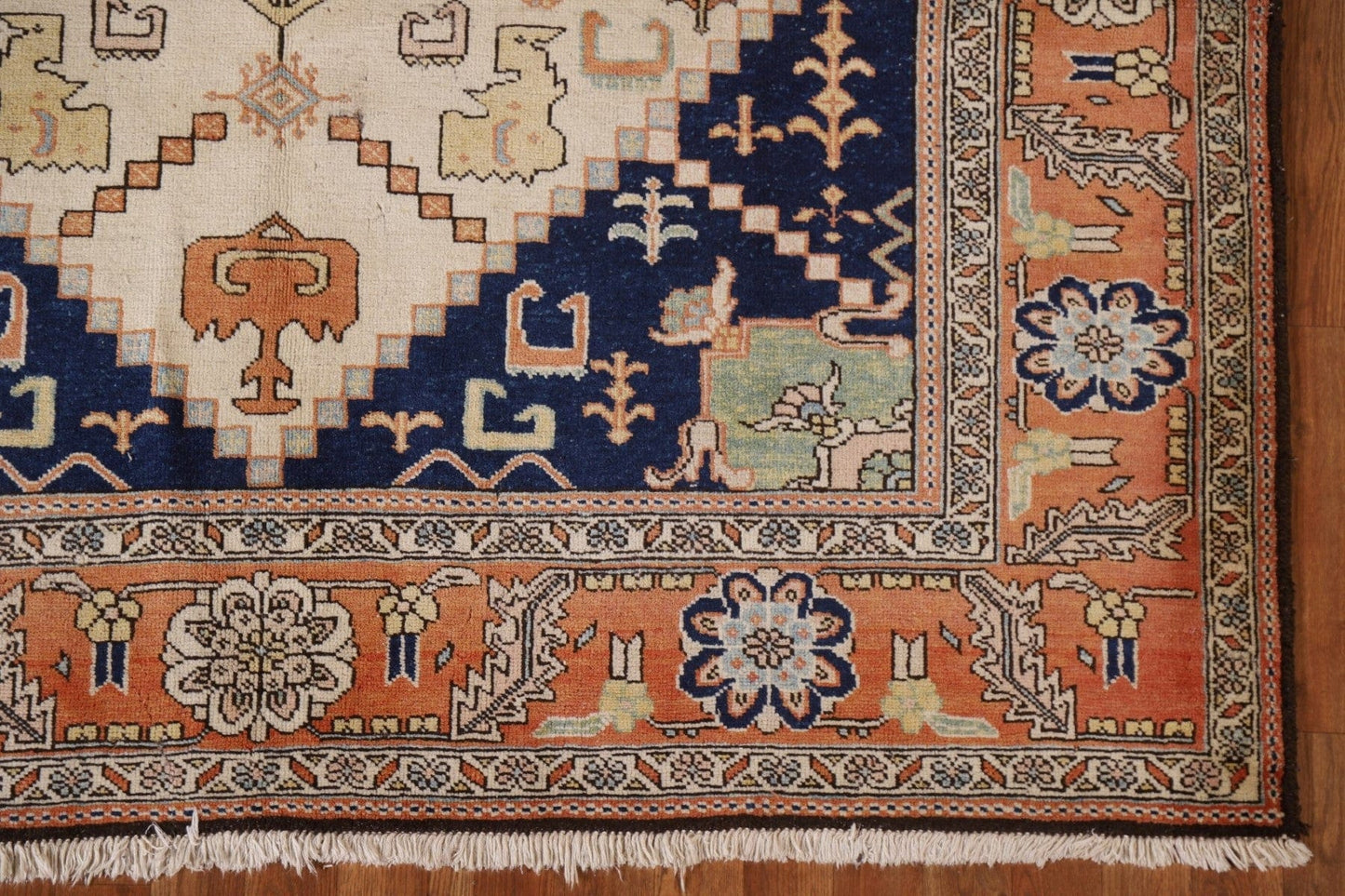 Vegetable Dye Heriz Serapi Persian Area Rug 6x9