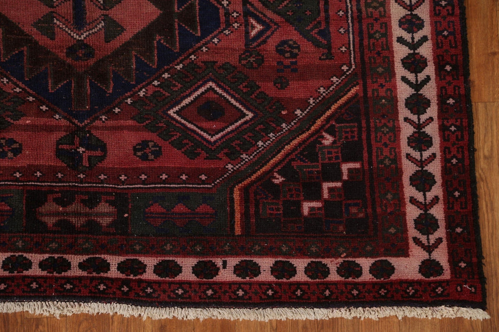 Antique Qashqai Persian Area Rug 5x8