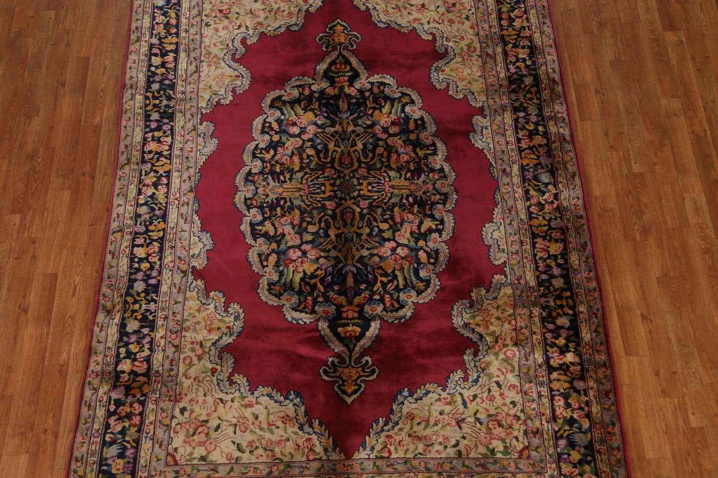 Vintage Aubusson Oriental Area Rug 6x9