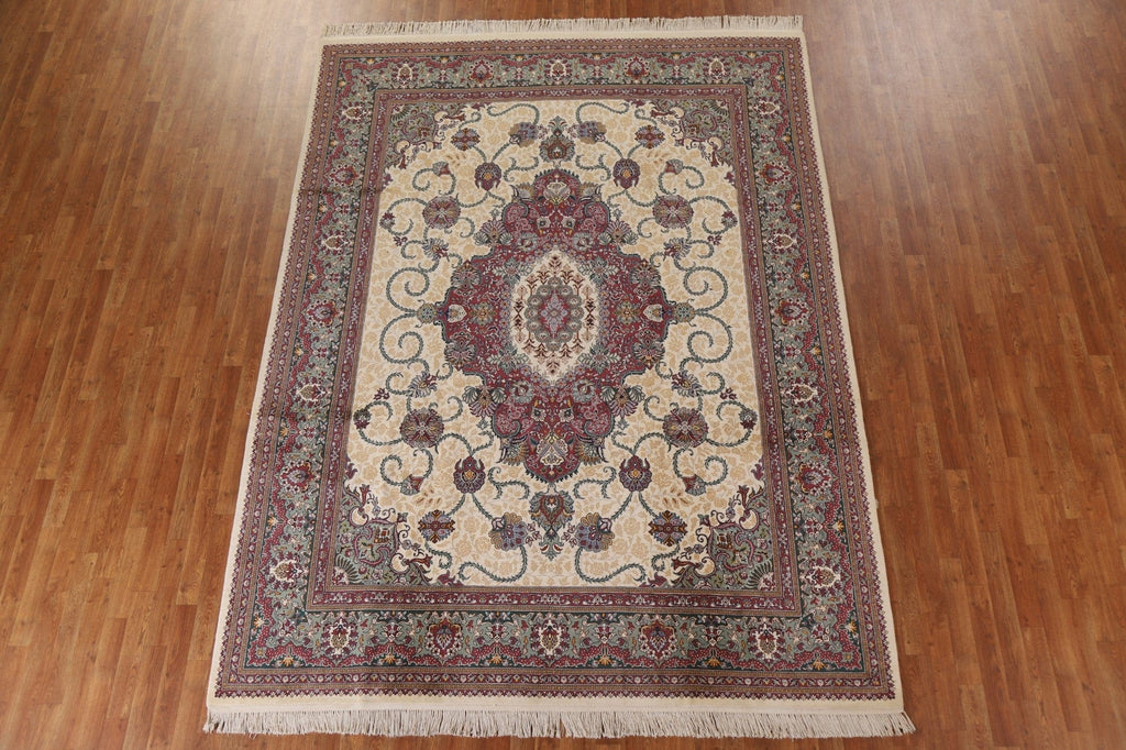 Vegetable Dye Tabriz Persian Area Rug 8x11