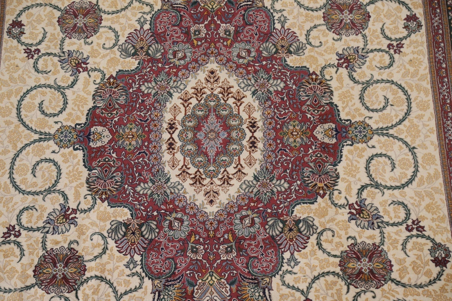 Vegetable Dye Tabriz Persian Area Rug 8x11