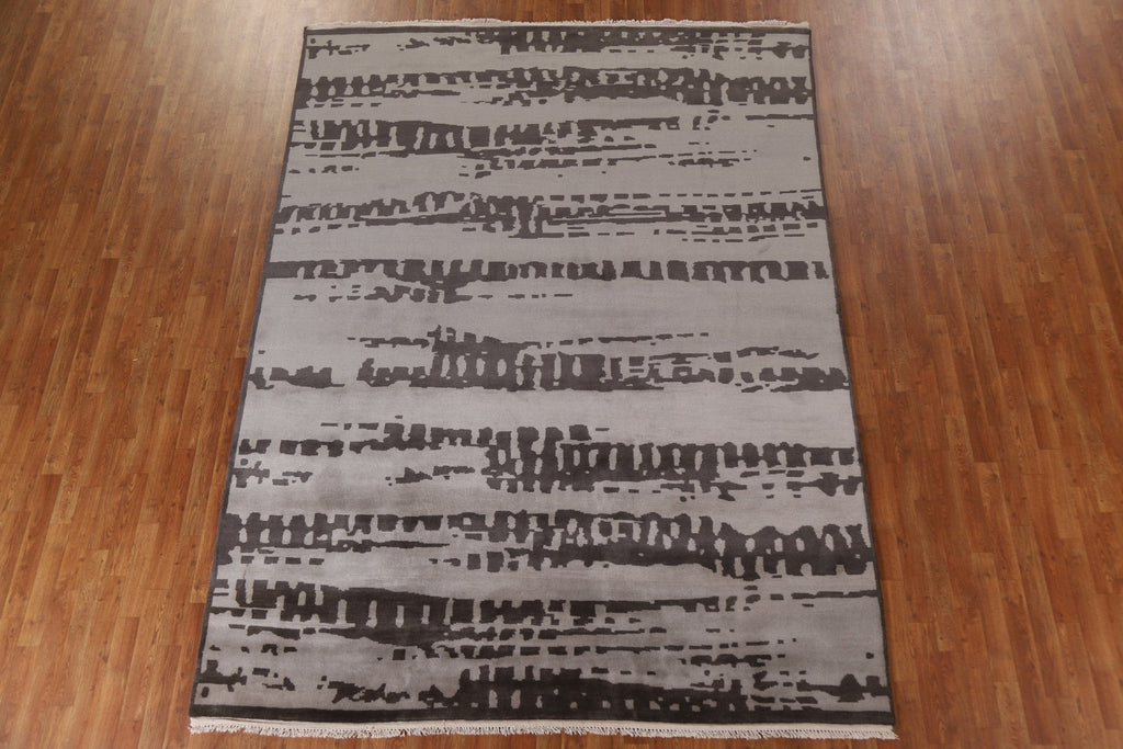 Contemporary Abstract Area Rug 8x11