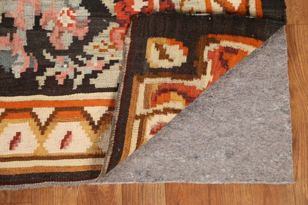 Vegetable Dye Kilim Turkish Area Rug 7x11