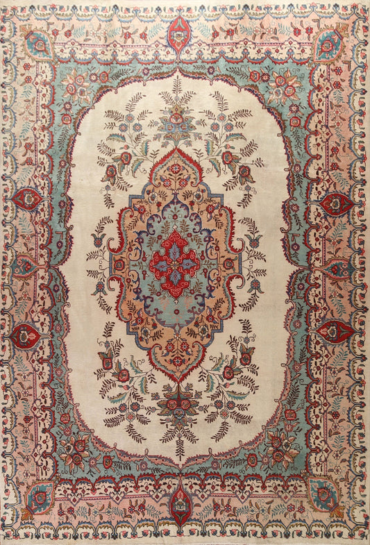 Vintage Tabriz Persian Area Rug 10x12