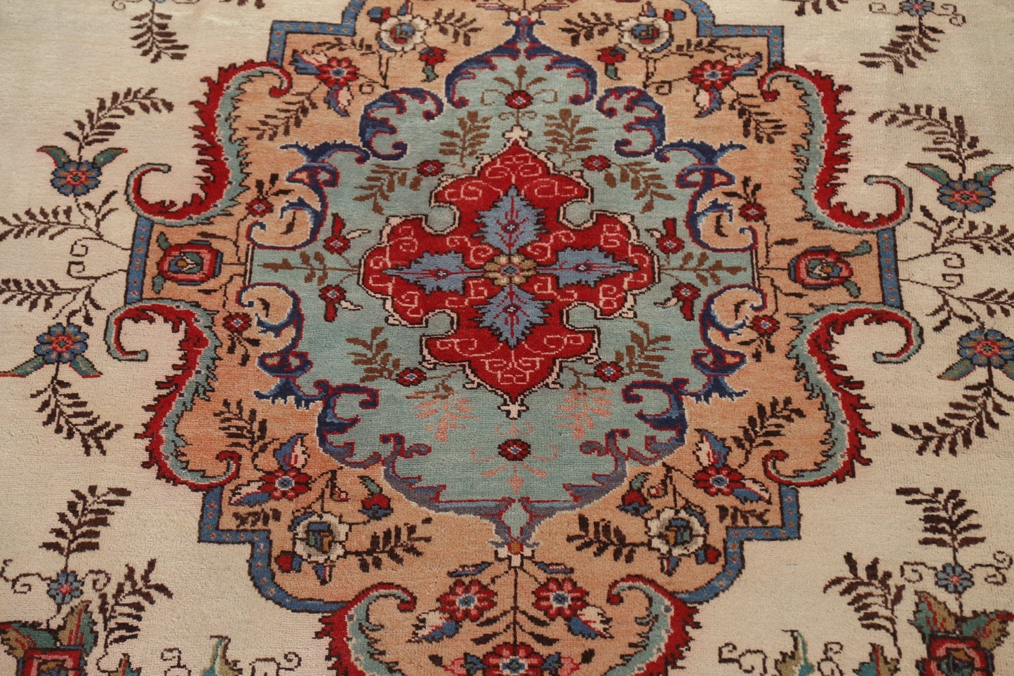 Vintage Tabriz Persian Area Rug 10x12