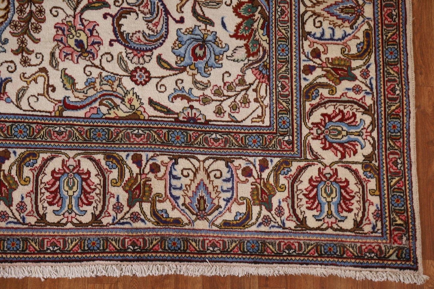 All-Over Floral Tabriz Persian Area Rug 10x13