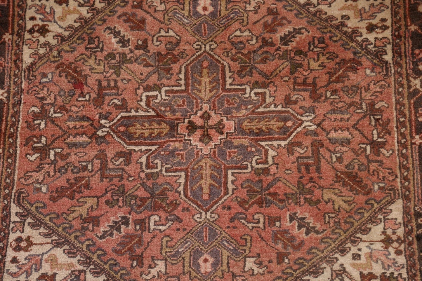 Vintage Heriz Persian Area Rug 5x7