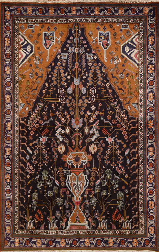 Vegetable Dye Bidjar Persian Area Rug 4x6