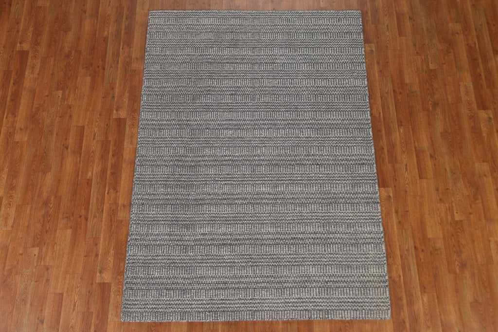 Striped Gabbeh Oriental Area Rug 5x7